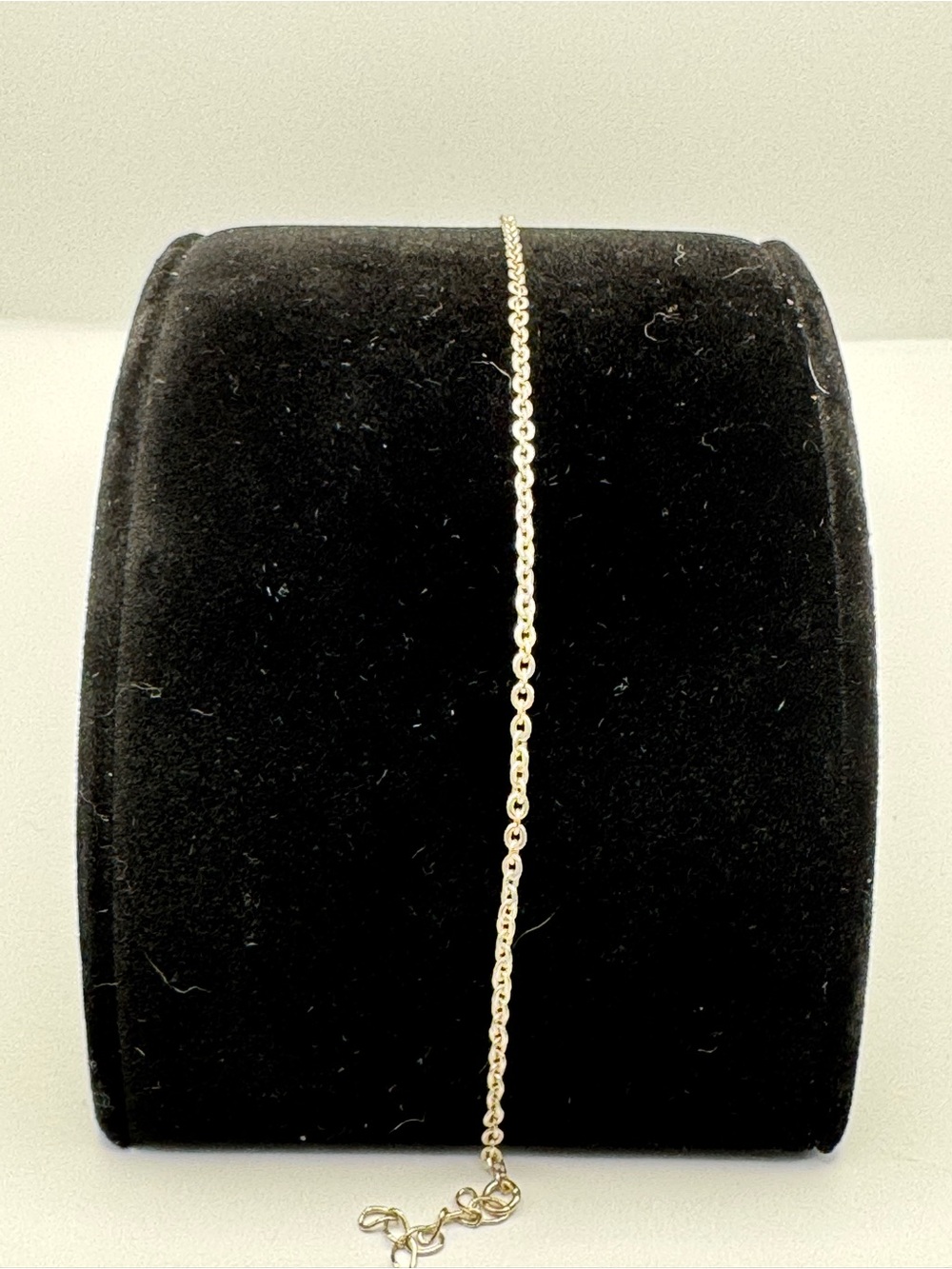 Sterling Silver Anklet/Bracelet -Delicate 9-10 Inches Adjustable